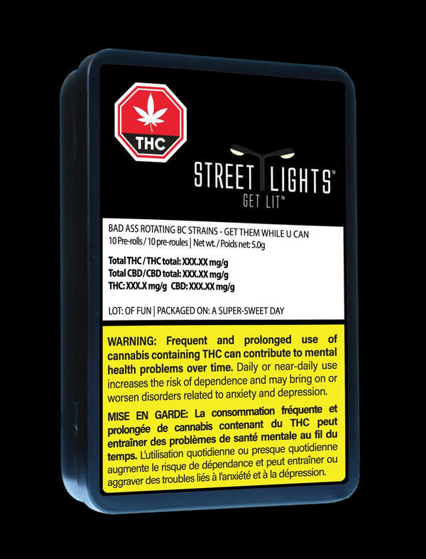 Street Lights Pre-Roll Tin